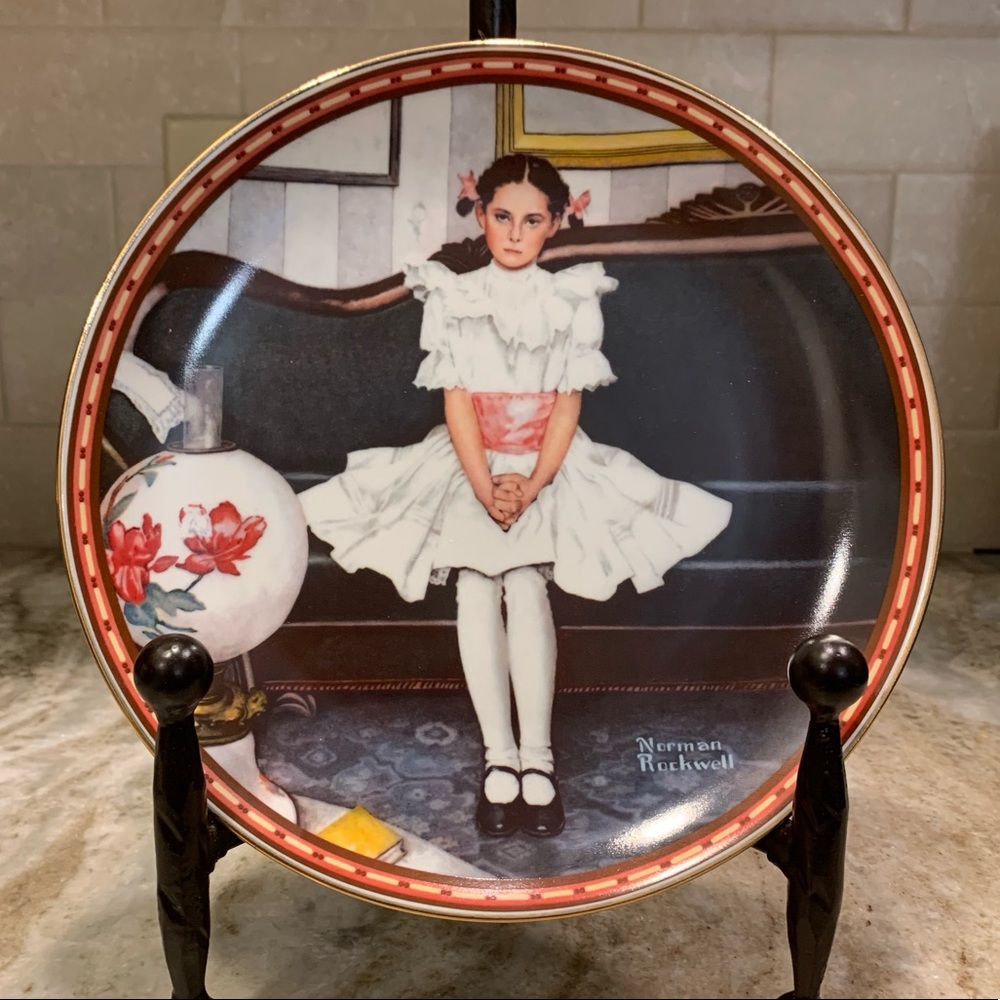 NORMAN ROCKWELL PLATE VINTAGE